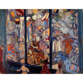 РЕПРОДУКЦИИ НА КАРТИНИ Марионетки (Карнавална витрина) (1921)